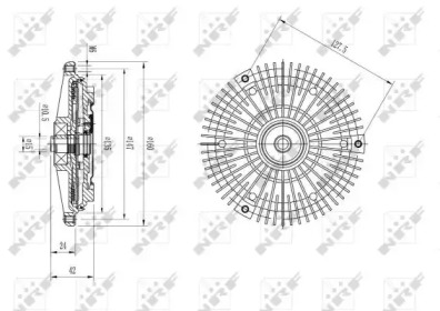 WILMINK GROUP wg1720981 -  Сцепление, вентилятор радиатора